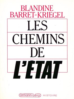 cover image of Les Chemins de l'Etat